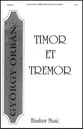 Timor et Tremor SATB choral sheet music cover